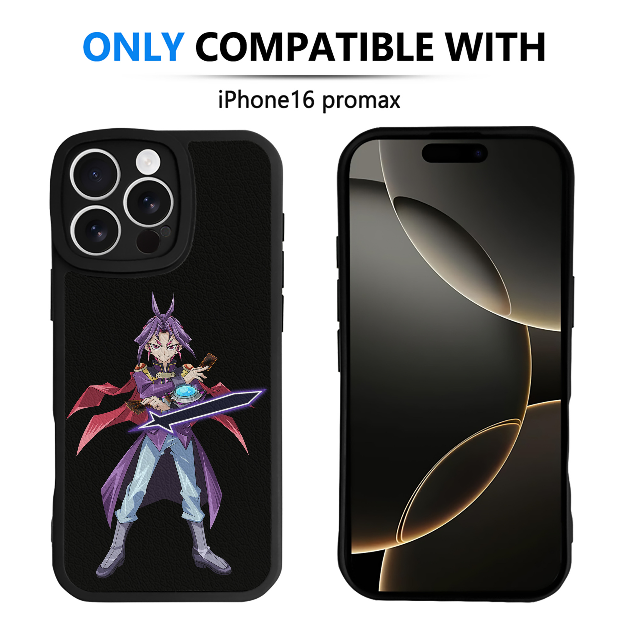 遊☆戯☆王 Yu-Gi-Oh! 【iPhone 16シリーズ対応】シリコンスマホケース（レザー調） 材質：シリコン
